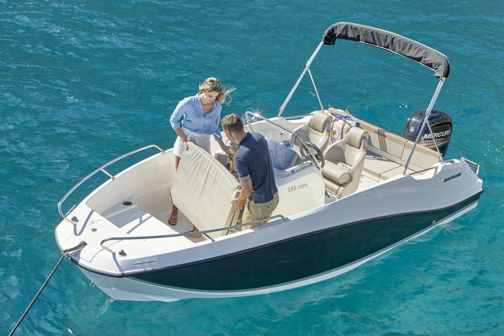 Quicksilver 555 Open + Mercury F100 - ZALOGA - 2024
