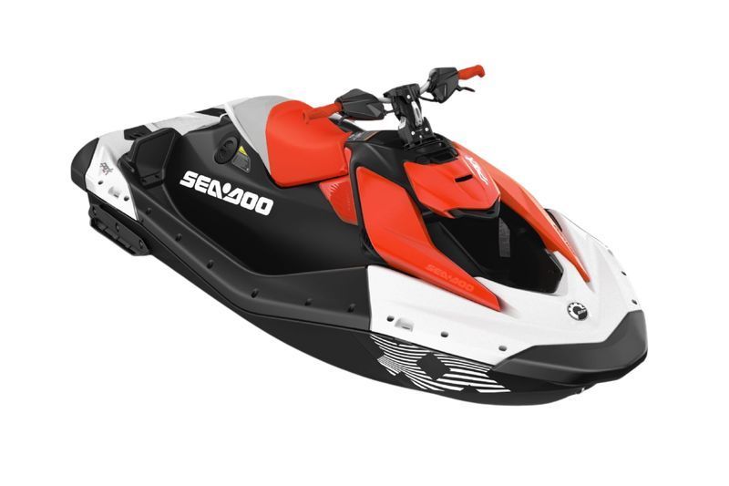 SeaDoo SEA DOO - SPARK 1UP TRIXX 90 - White  Dragon Red - 2024