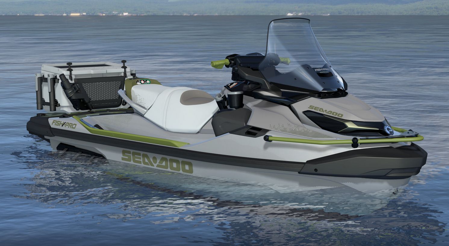 SeaDoo Fish Pro Apex 300 (Shark Grey - Nori Green) - 2025