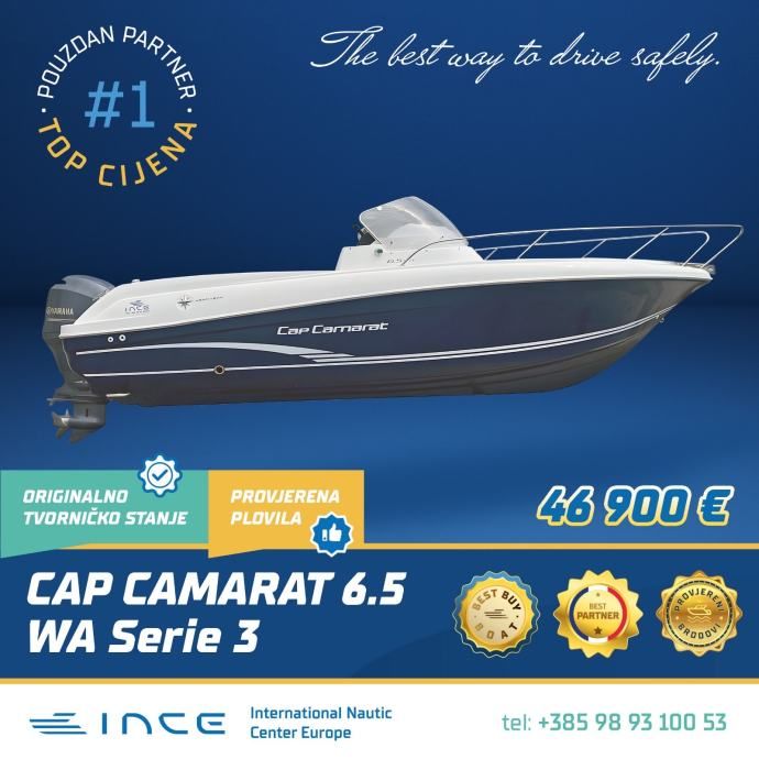 Jeanneau Cap Camarat 6.5 WA Serie 3 -Yamaha 150 - 2018