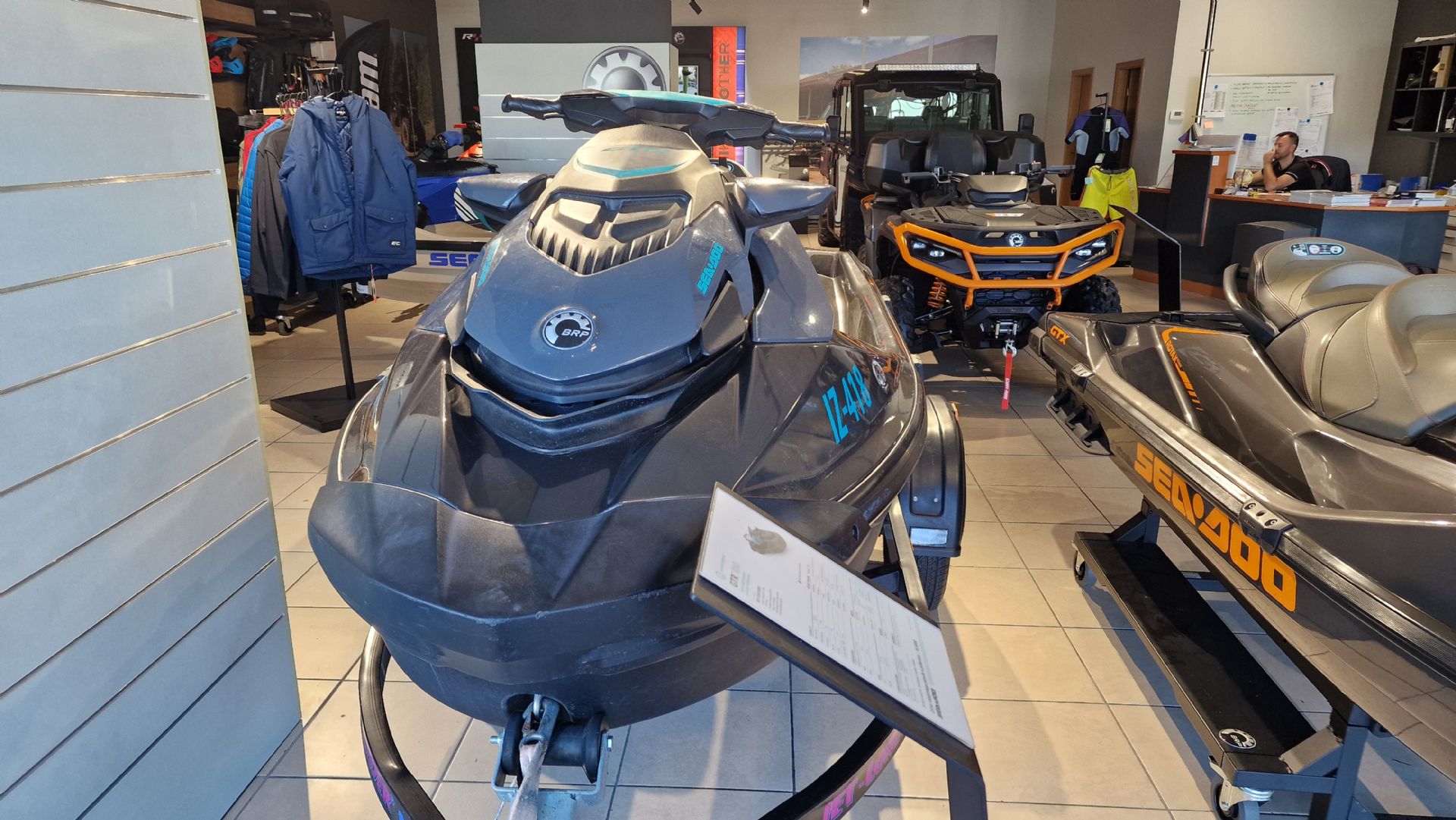 Sea-Doo GTR 230 - (Eclipse Black - Reef Blue) - 2024