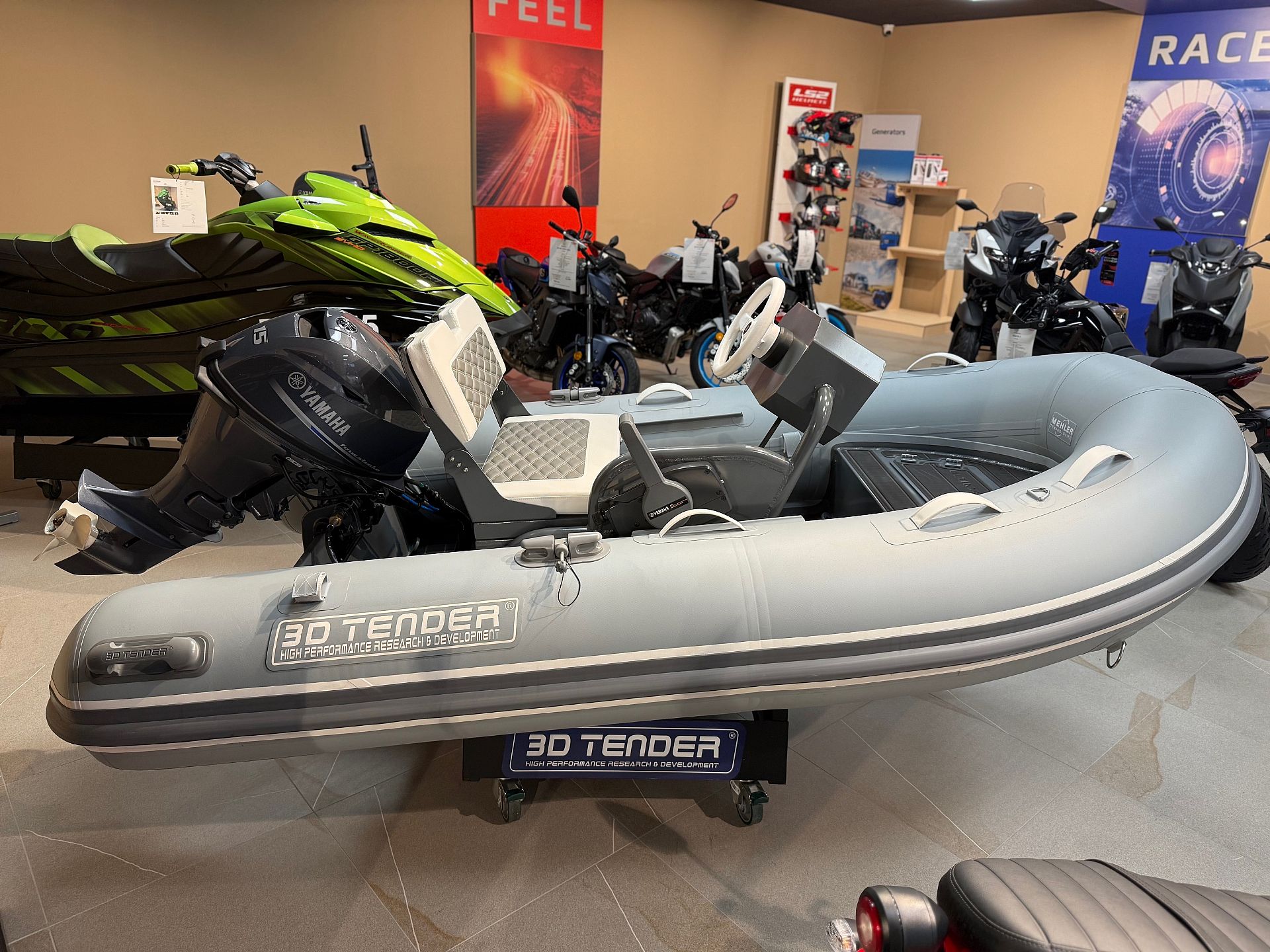 3D TENDER Ultimate 280 PVC Grey   Yamaha F15 - zaloga - 2025