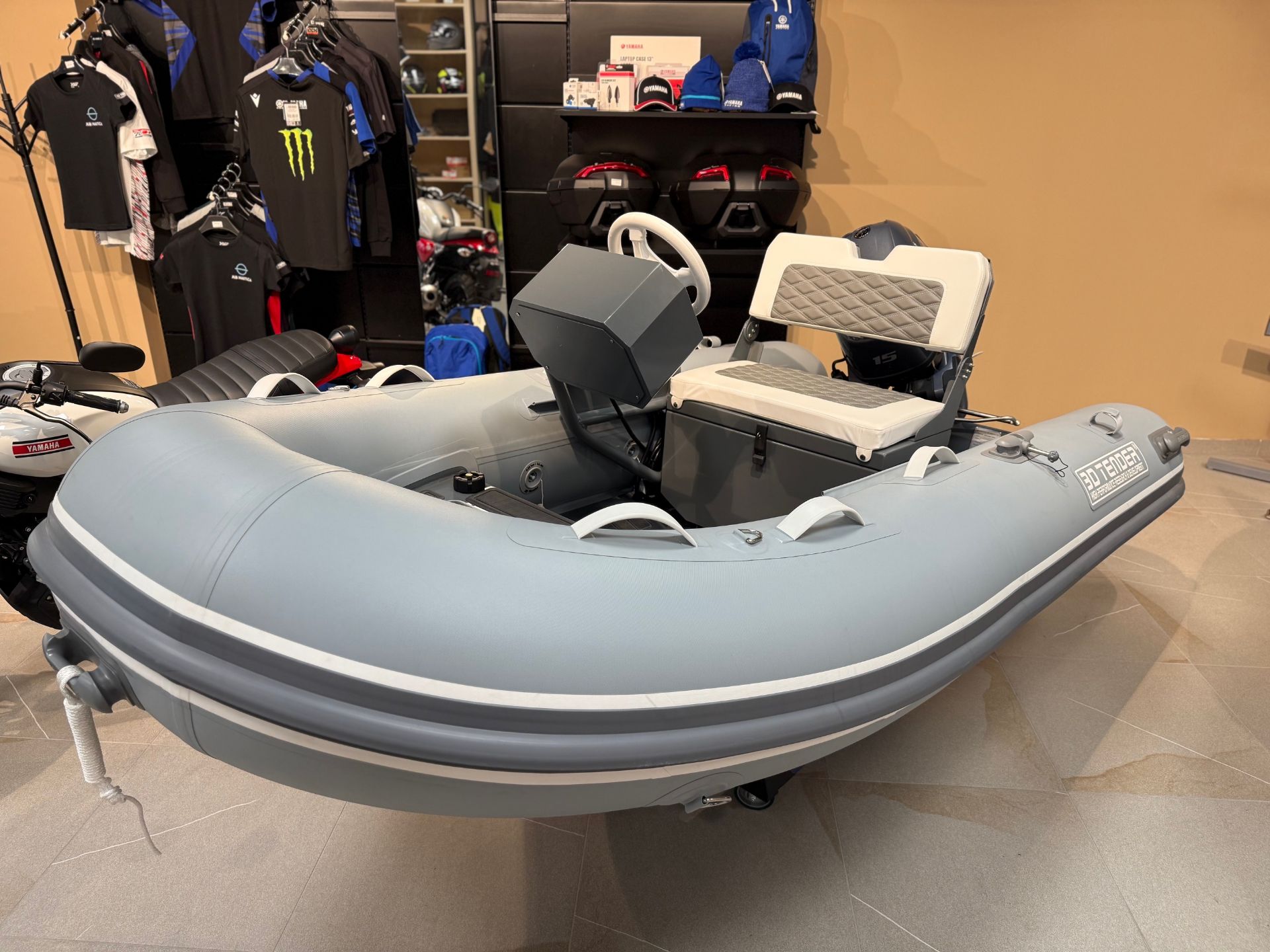 3D TENDER Ultimate 280 PVC Grey + Yamaha F15 - zaloga - 2025