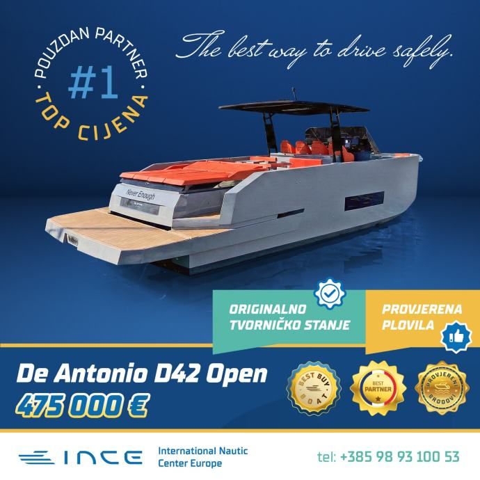 De antonio Yachts DE ANTONIO D42 OPEN - INCE - 2020