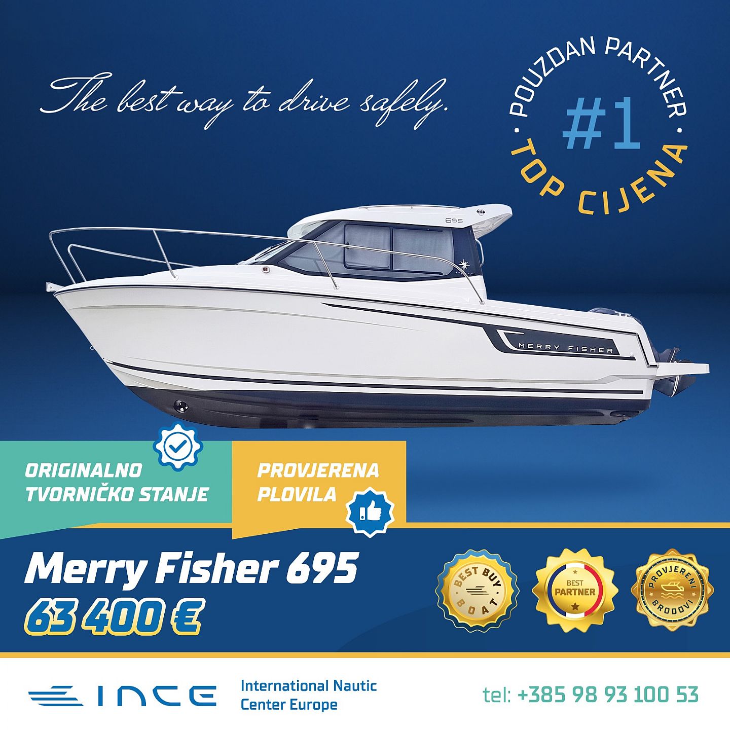 Jeanneau MERRY FISHER 695 - INCE - 2016
