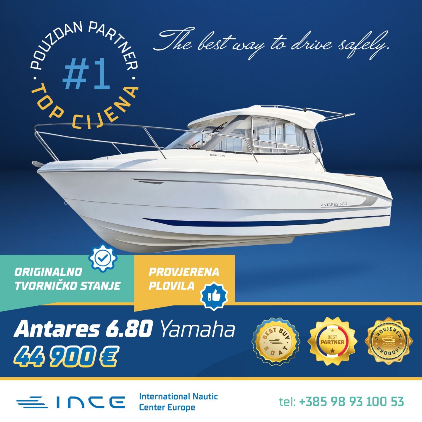 Beneteau ANTARES 6.80 YAMAHA - INCE - 2013