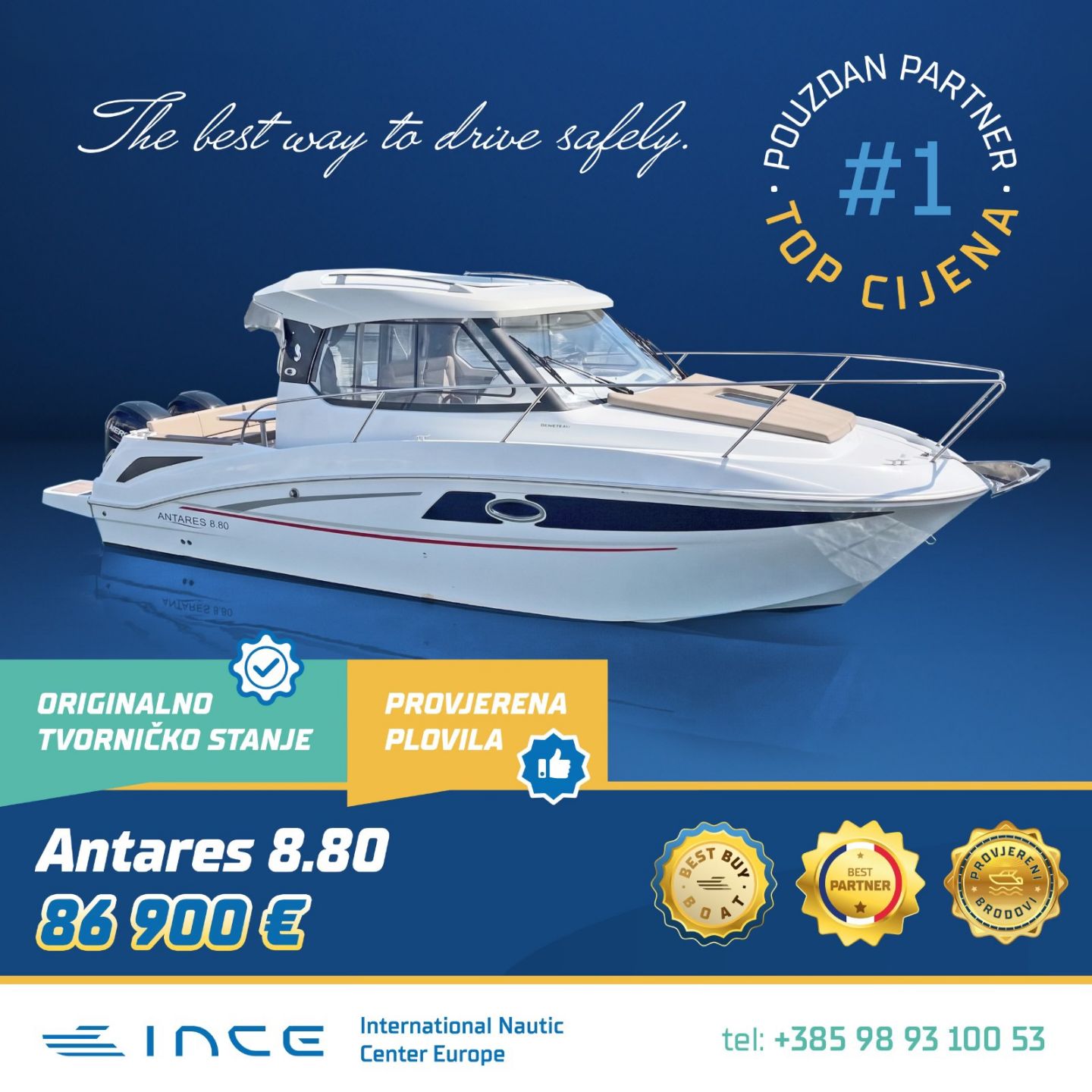 Beneteau ANTARES 8.80 - INCE - 2017