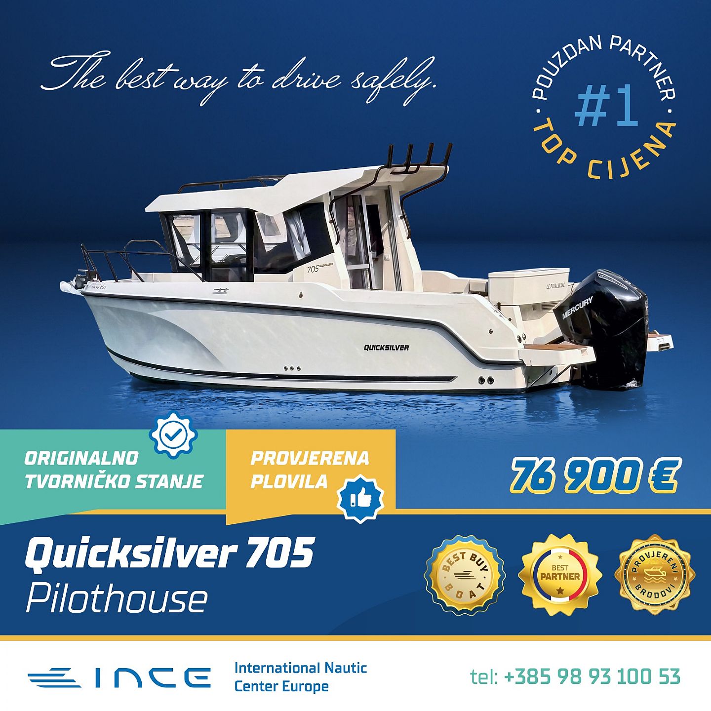 Quicksilver - 705 PILOTHOUSE - INCE NOVO - 2023