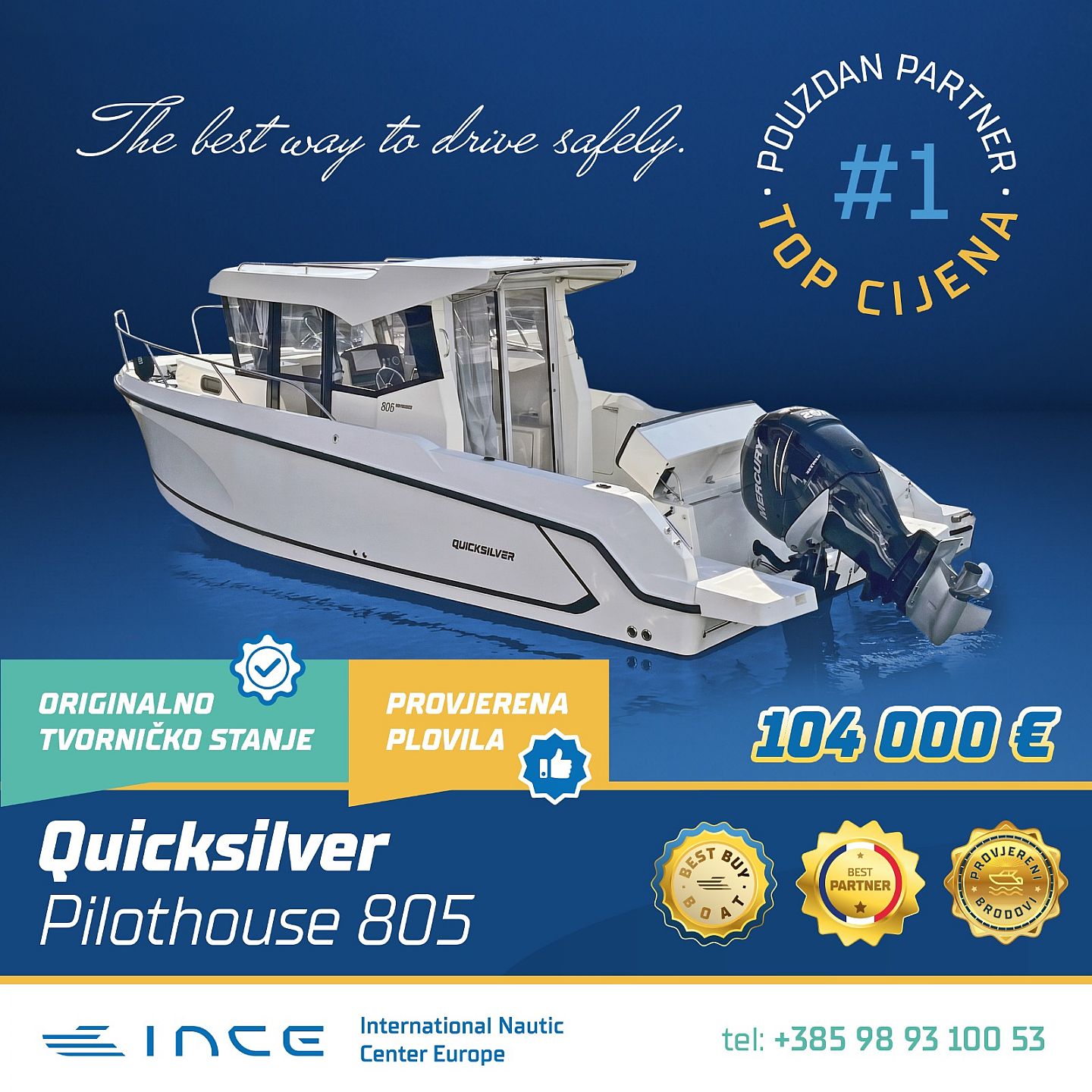 Quicksilver - 805 PILOTHOUSE - INCE NOVO - 2023