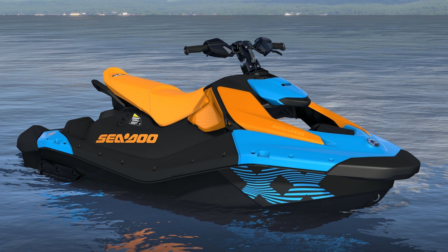 Sea-Doo Spark Trixx for 3-90(Gulfstream Blue Orange Crush - 2026
