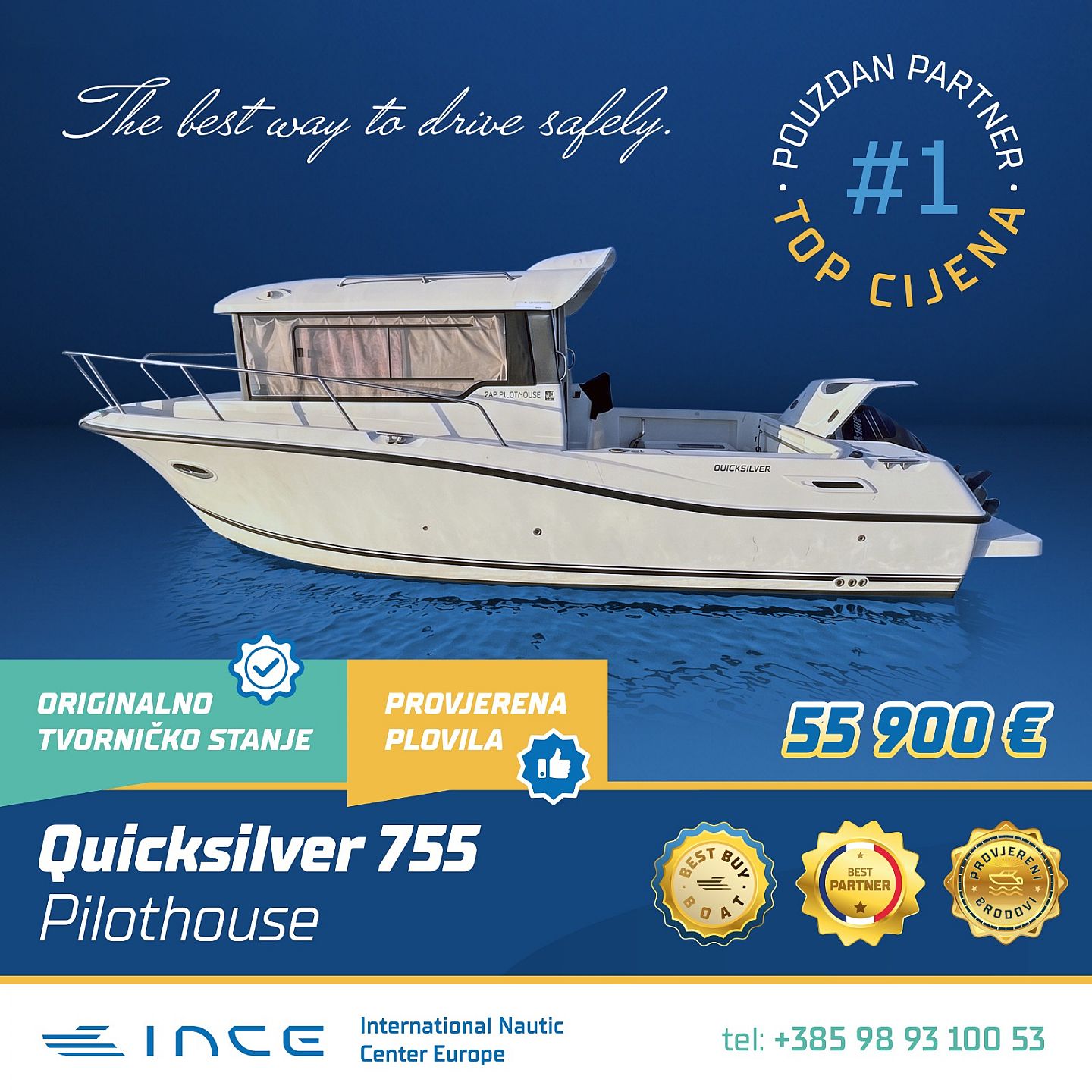 Quicksilver - 755 PILOTHOUSE - I... - 2016 - for sale: 55900.-EUR