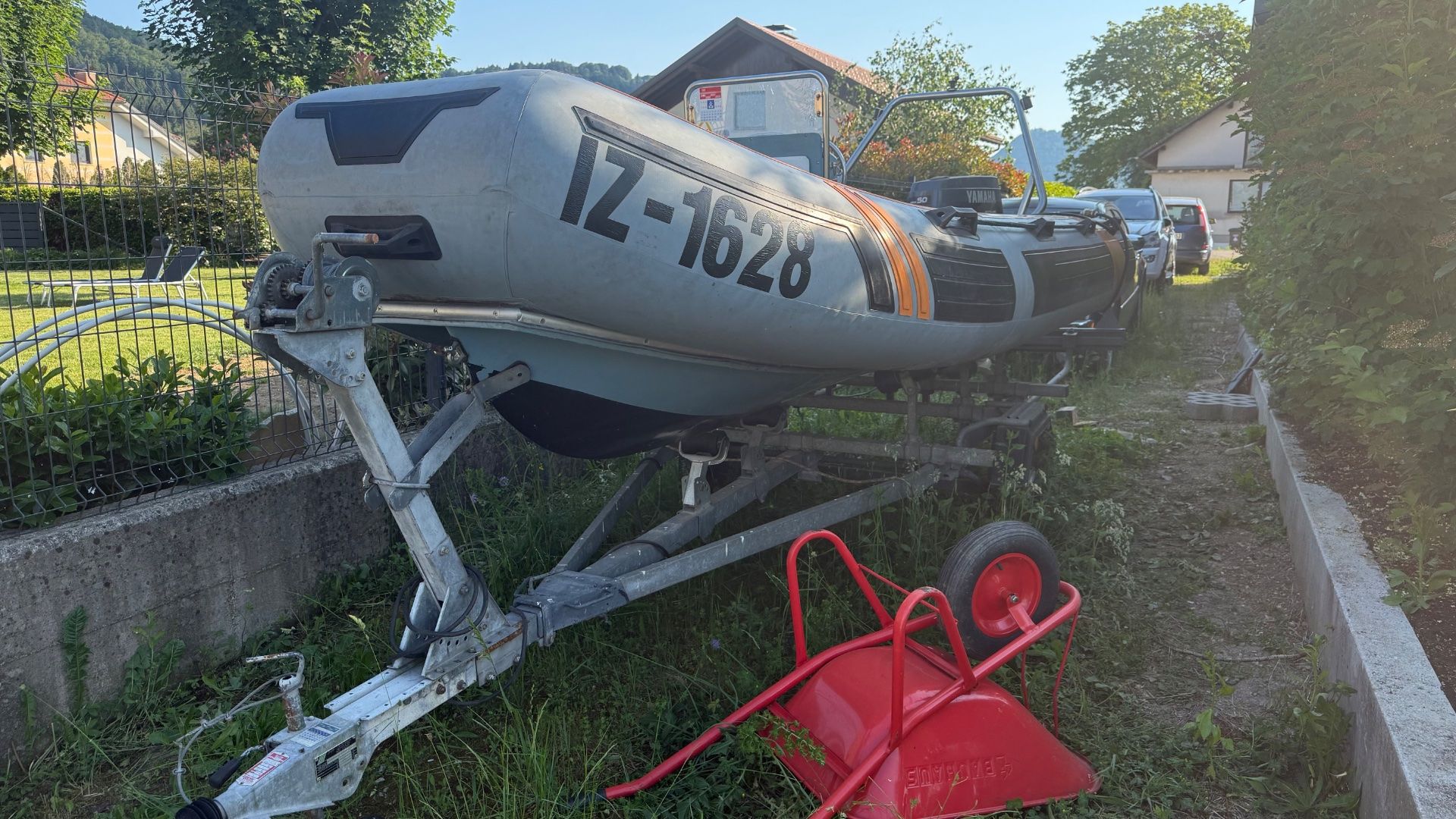 Gumenjak RIB - 4,4 m z Yamaha 50   prikolica - 2000