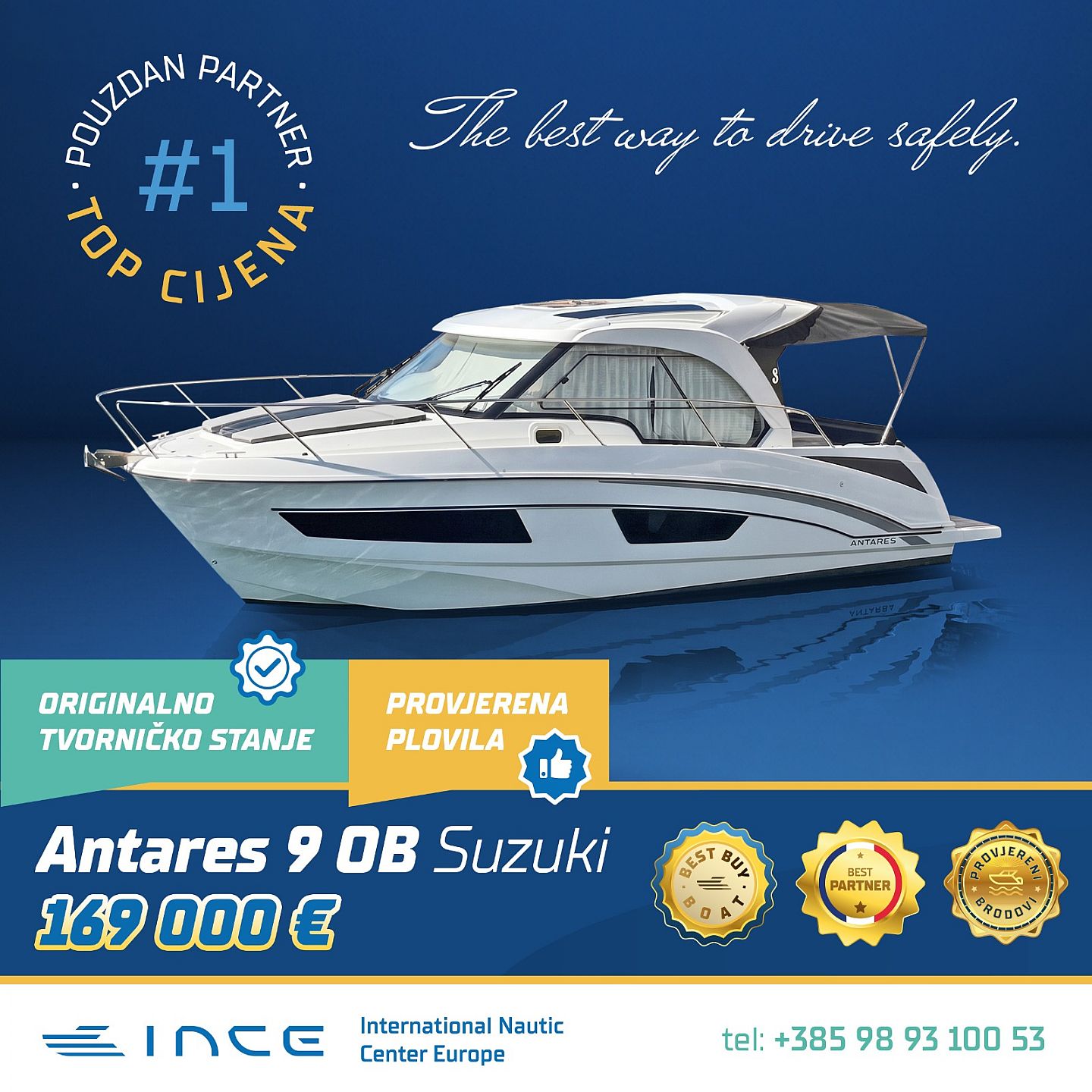 Beneteau ANTARES 9 OB - INCE ... - 2021 - for sale: 169000.-EUR