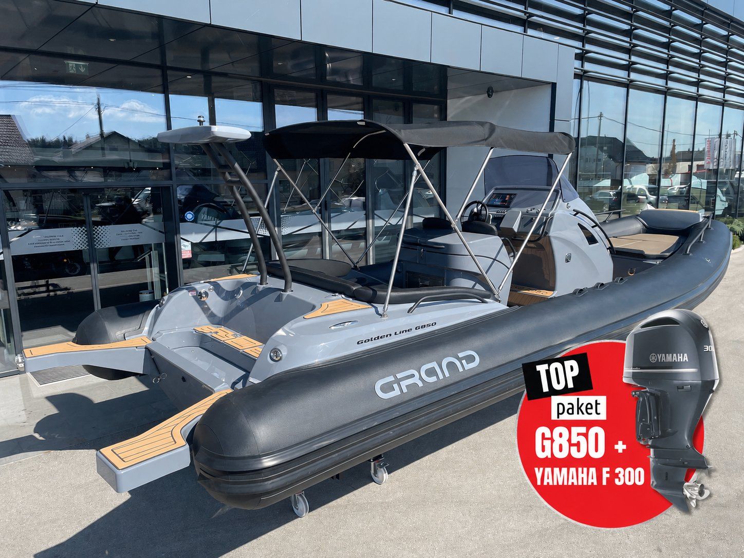 Grand Boats G850HGLF + Yamaha F3... - 2026 - for sale: 91008.-EUR