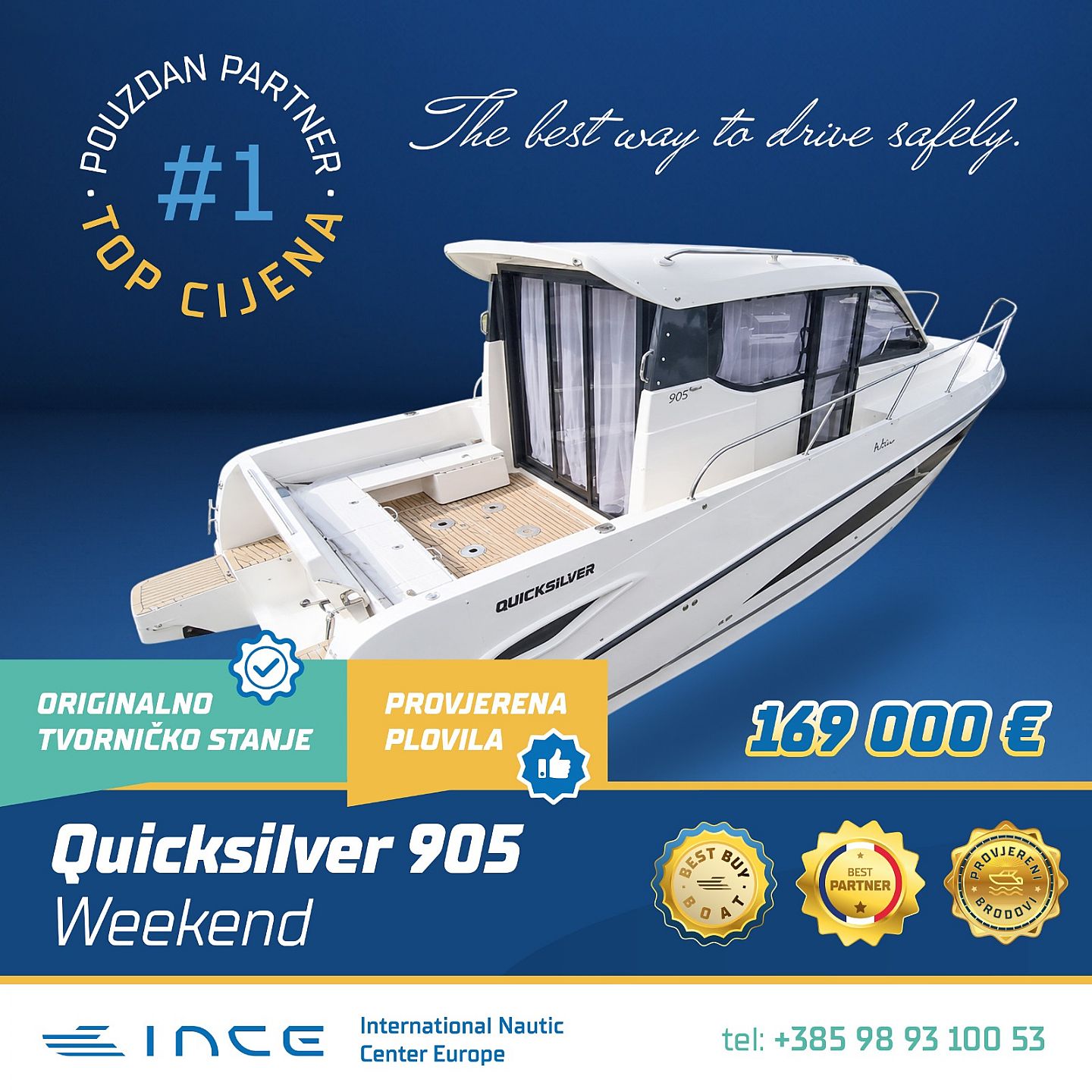 Quicksilver - 905 WEEKEND - INCE... - 2023 - for sale: 169000.-EUR