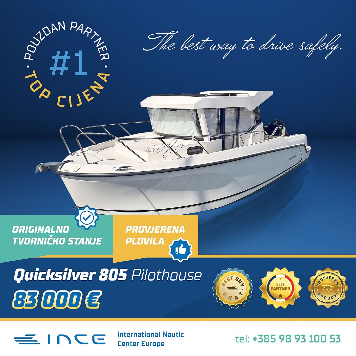 Quicksilver - 805 ACTIV PILOTHOUSE - INCE NOVO - 2020