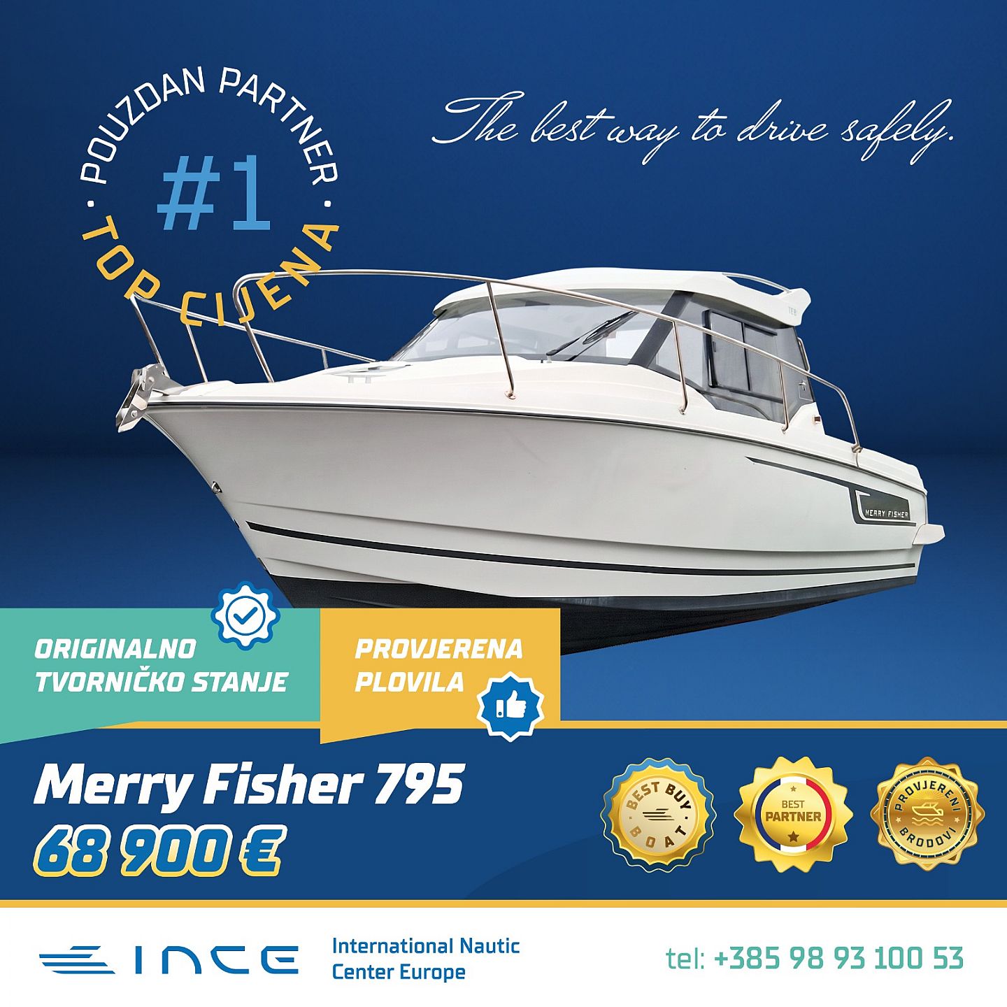 Jeanneau MERRY FISHER 795 - INCE NOVO - 2016