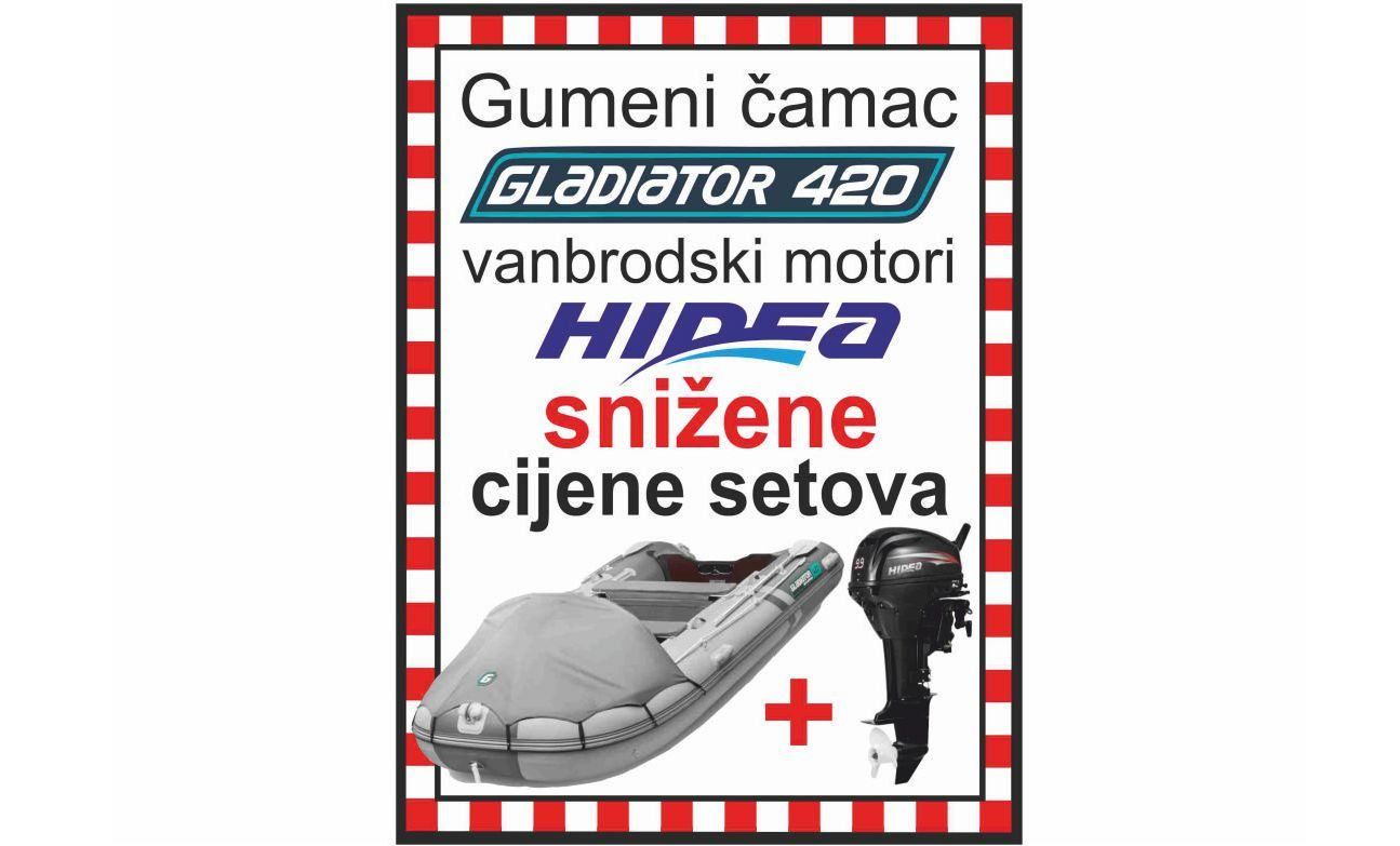 GLADIATOR set 420 + motori Hid... - 2025 - for sale: 2558.-EUR