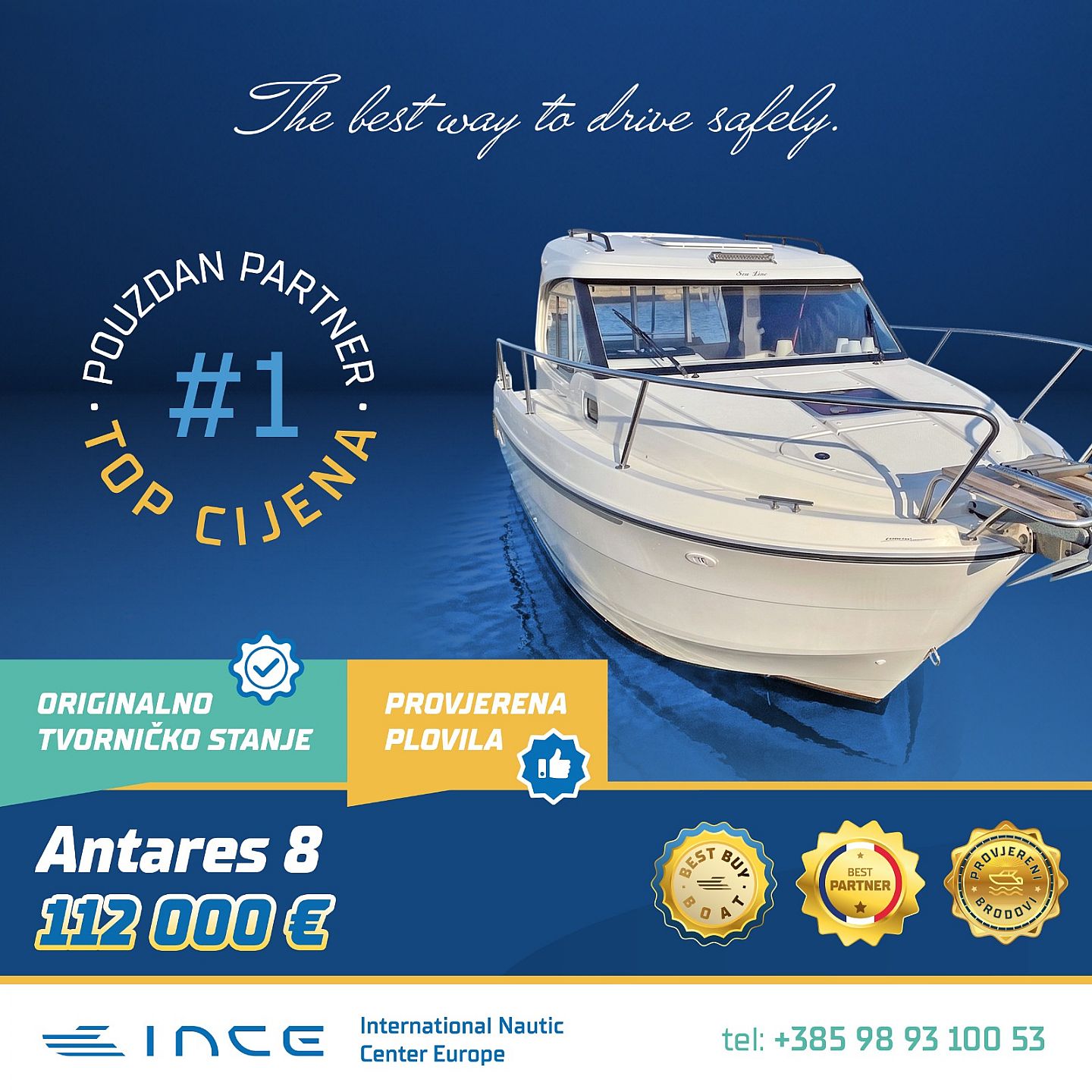 Beneteau ANTARES 8 OB V2 - INCE NOVO - 2023