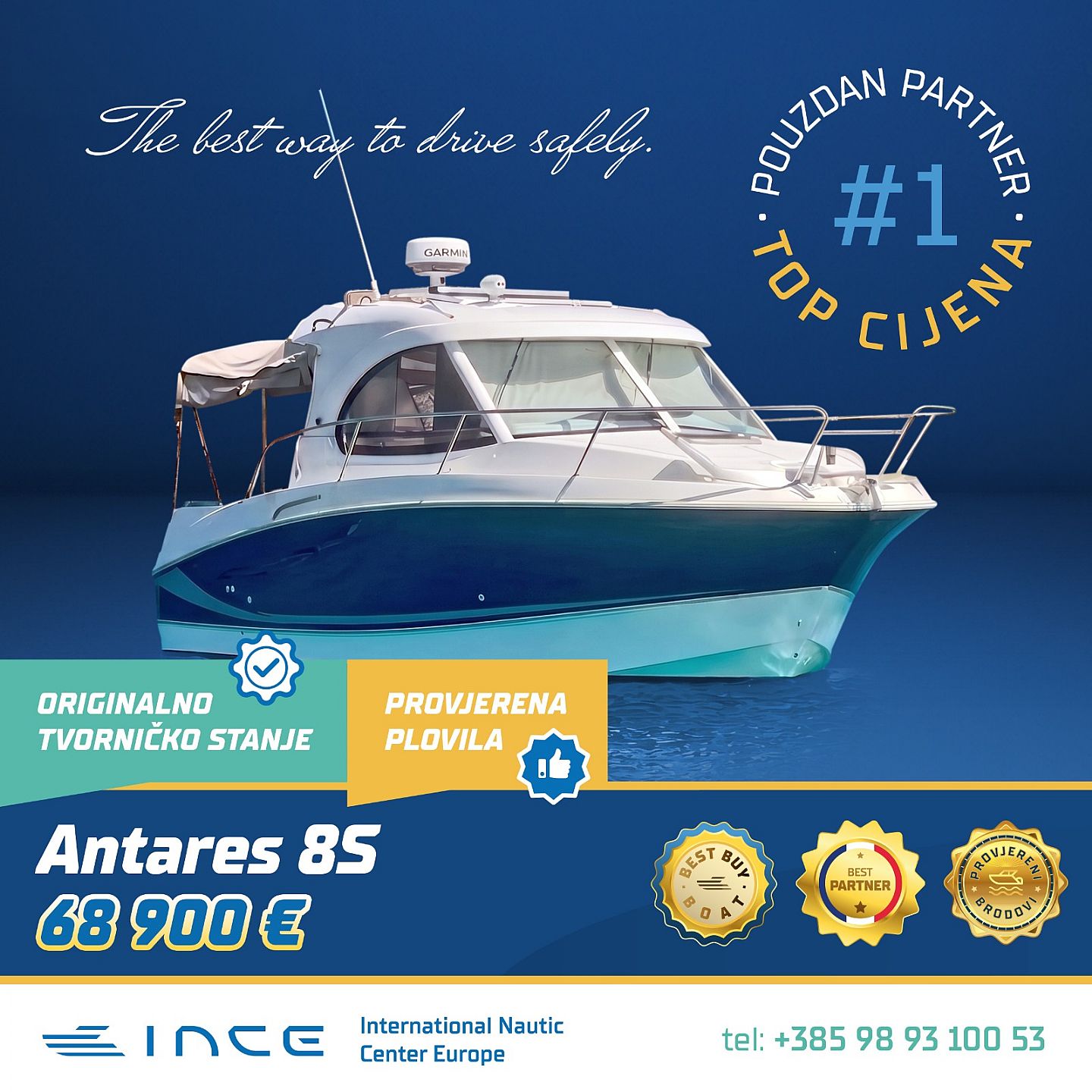 Beneteau ANTARES 8 S - INCE NOVO - 2011