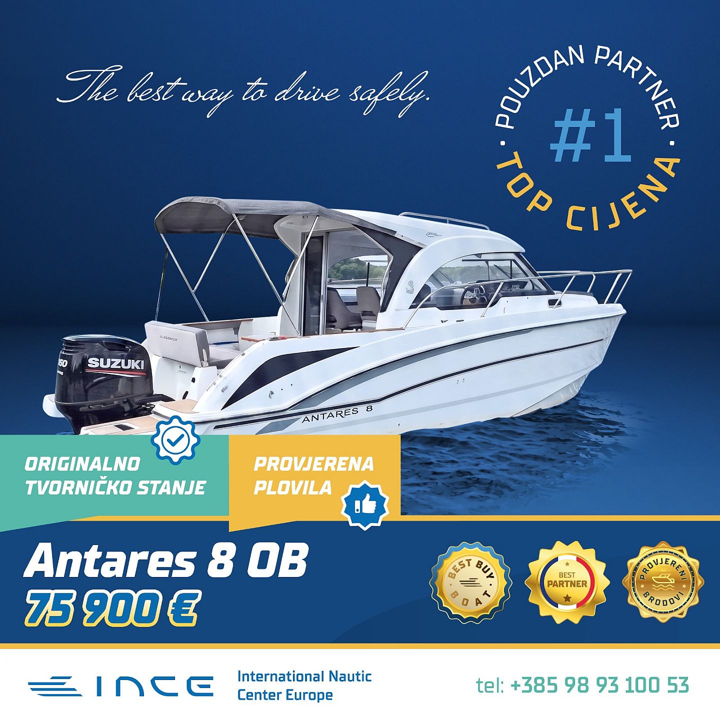 Beneteau ANTARES 8 OB - INCE NOVO - 2019