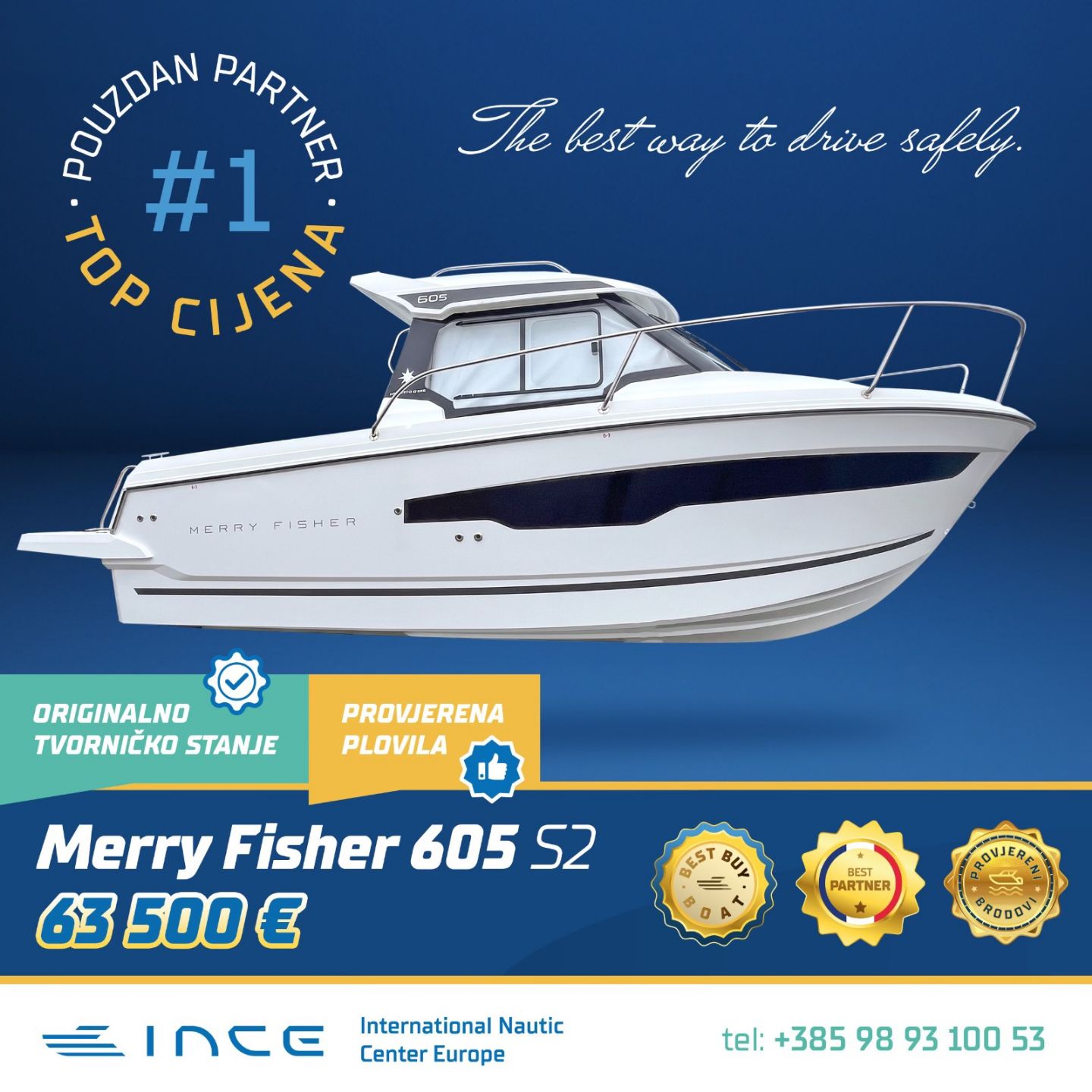 Jeanneau MERRY FISHER 605 S2 - INCE NOVO - 2026