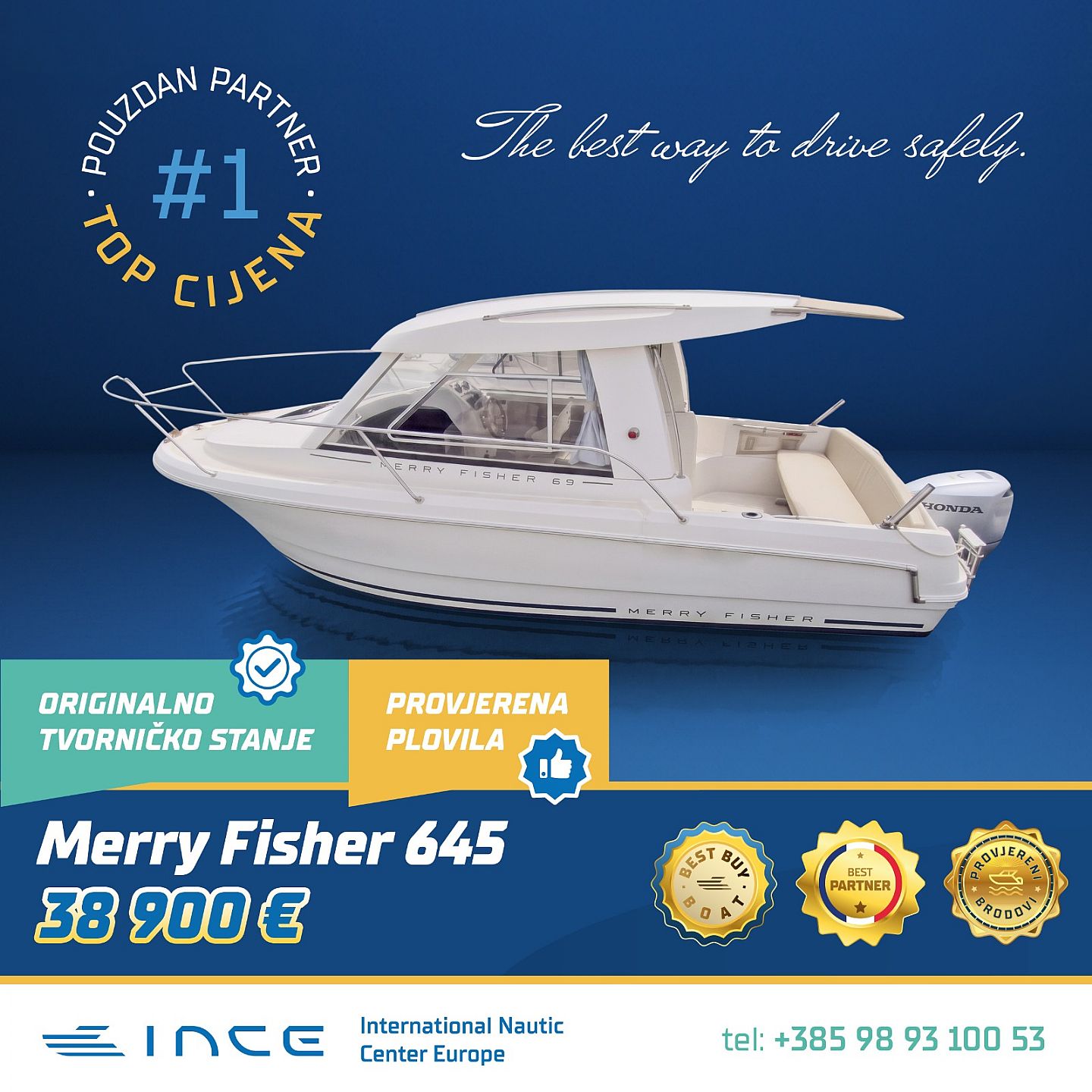Jeanneau MERRY FISHER 645 - INCE NOVO - 2010