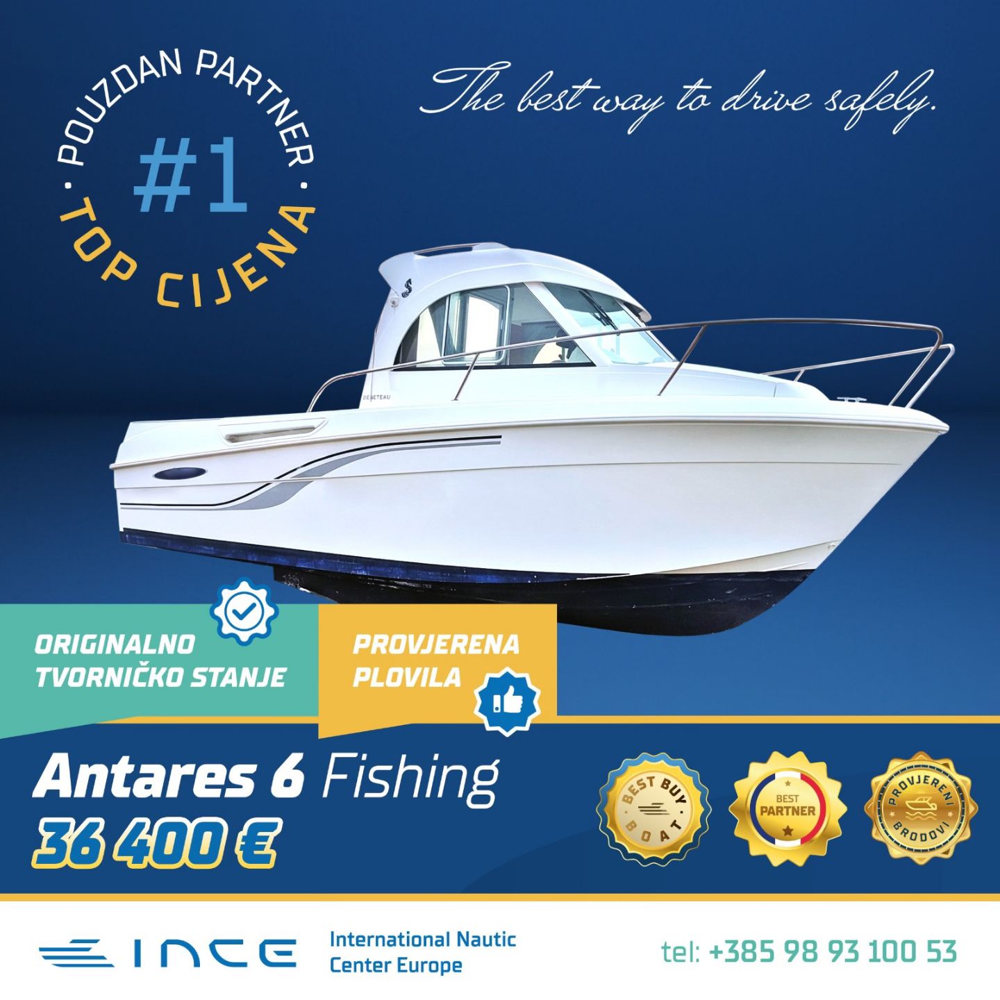 Beneteau ANTARES 6 FISHING - ... - 2007 - for sale: 36400.-EUR