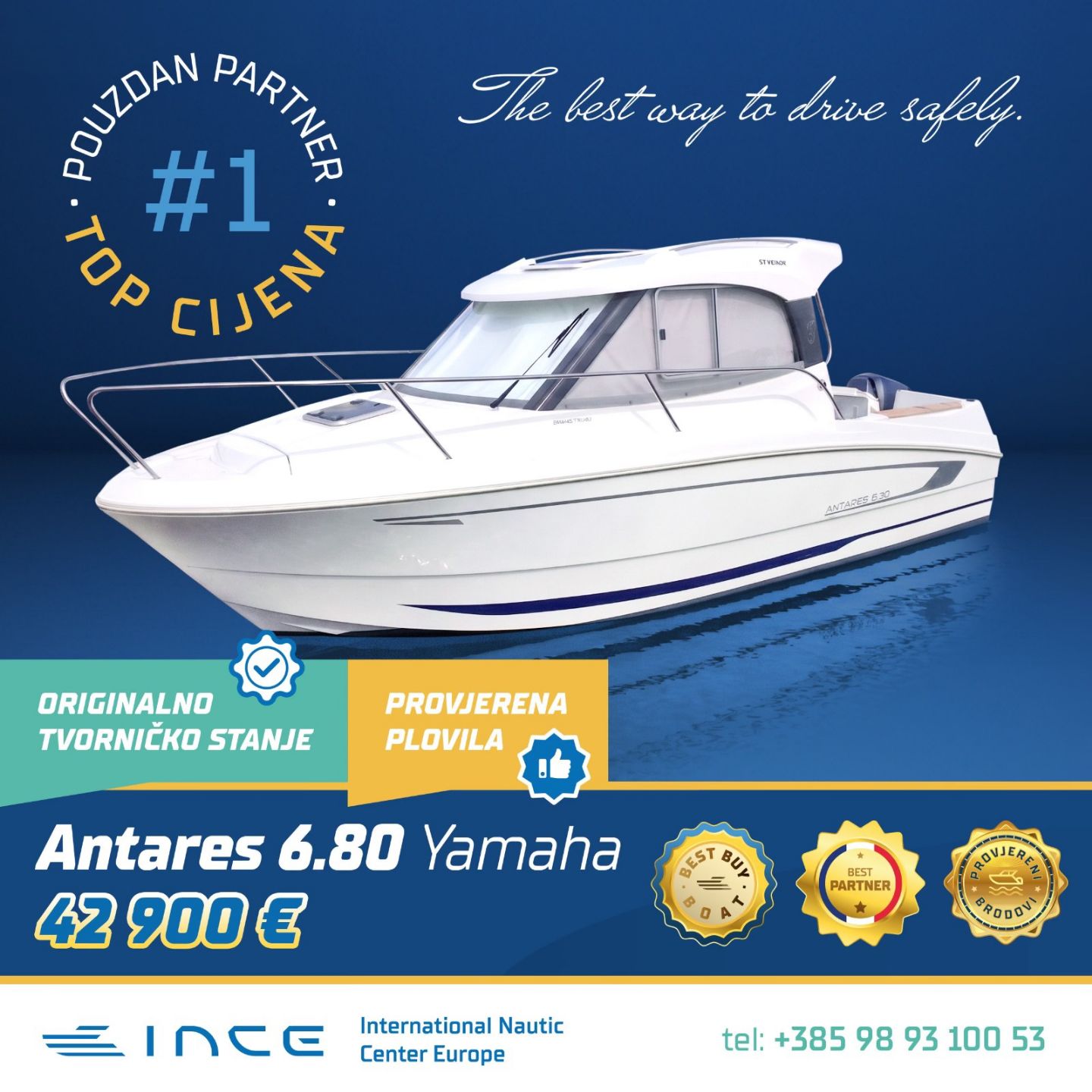 Beneteau ANTARES 6,80 YAMAHA - INCE NOVO - 2014