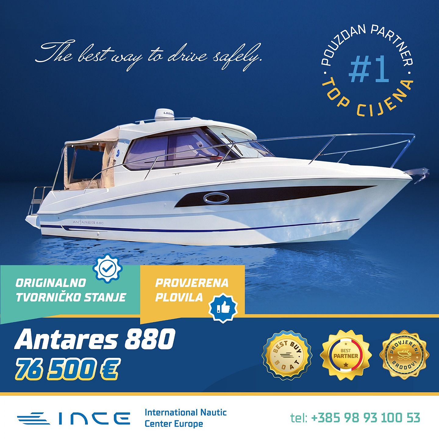 Beneteau ANTARES 880 - INCE NOVO - 2012
